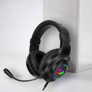 REDRAGON Over-Ear HYLAS Aux (Mic and Headset)|USB (Power Only)
RGB Gaming Headset - Black-6