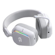 Redragon H868 RGB Wireless Gaming Headset - White-1