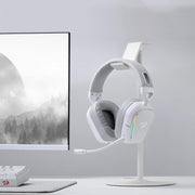 Redragon H868 RGB Wireless Gaming Headset - White-3