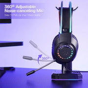 Redragon SCREAM Over-Ear RGB Gaming Headset - Black-2