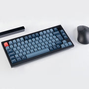 Keychron V1 Max QMK/VIA Wireless Custom Mechanical Keyboard | RED Switches - Black-4