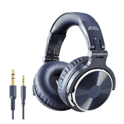 Oneodio Pro 10 Professional Wired Over Ear DJ and Studio Monitoring Headphones - Dark Blue-1