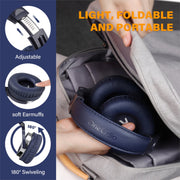 Oneodio Pro 10 Professional Wired Over Ear DJ and Studio Monitoring Headphones - Dark Blue-3