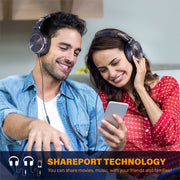 Oneodio Pro 10 Professional Wired Over Ear DJ and Studio Monitoring Headphones - Dark Blue-4