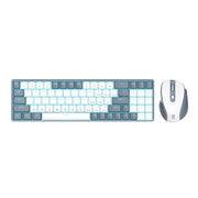 Redragon BS8772 Wireless Keyboard and Mouse Combo - Grey/White-0