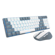 Redragon BS8772 Wireless Keyboard and Mouse Combo - Grey/White-3