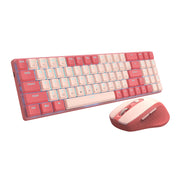 Redragon BS8772 Wireless Keyboard and Mouse Combo - Red/Pink-3