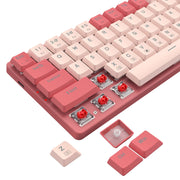 Redragon BS8772 Wireless Keyboard and Mouse Combo - Red/Pink-5