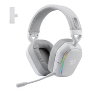 Redragon H868 RGB Wireless Gaming Headset - White-0