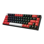 REDRAGON Castor Pro 68Key Wireless Red|Black|White KeyCap Bluetooth RGB Red Switch - Black|Red-2