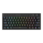 REDRAGON Horus Mini Pro 61Key Wireless Bluetooth Red Switch RGB Low Profile Gaming Mechanical Keyboard - Black-0