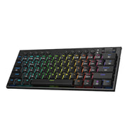REDRAGON Horus Mini Pro 61Key Wireless Bluetooth Red Switch RGB Low Profile Gaming Mechanical Keyboard - Black-1
