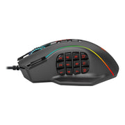 REDRAGON PERDICTION 4 12400DPI RGB MMO Ergo Gaming Mouse - Black-4
