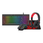 Redragon 4-in-1 Keyboard | Mouse | Mousepad | Headset Gaming Combo-0