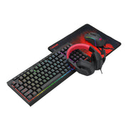 Redragon 4-in-1 Keyboard | Mouse | Mousepad | Headset Gaming Combo-1